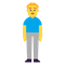 Man Standing emoji on Microsoft